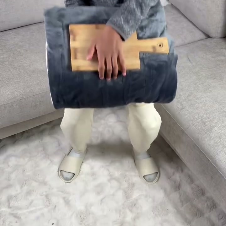 Heated wearable blanket robe - bundle