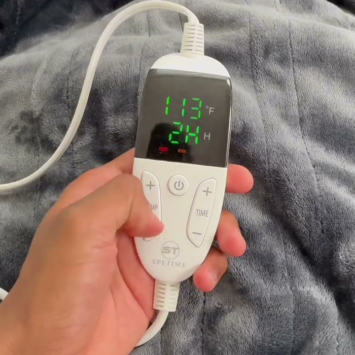Heated wearable blanket robe - controller