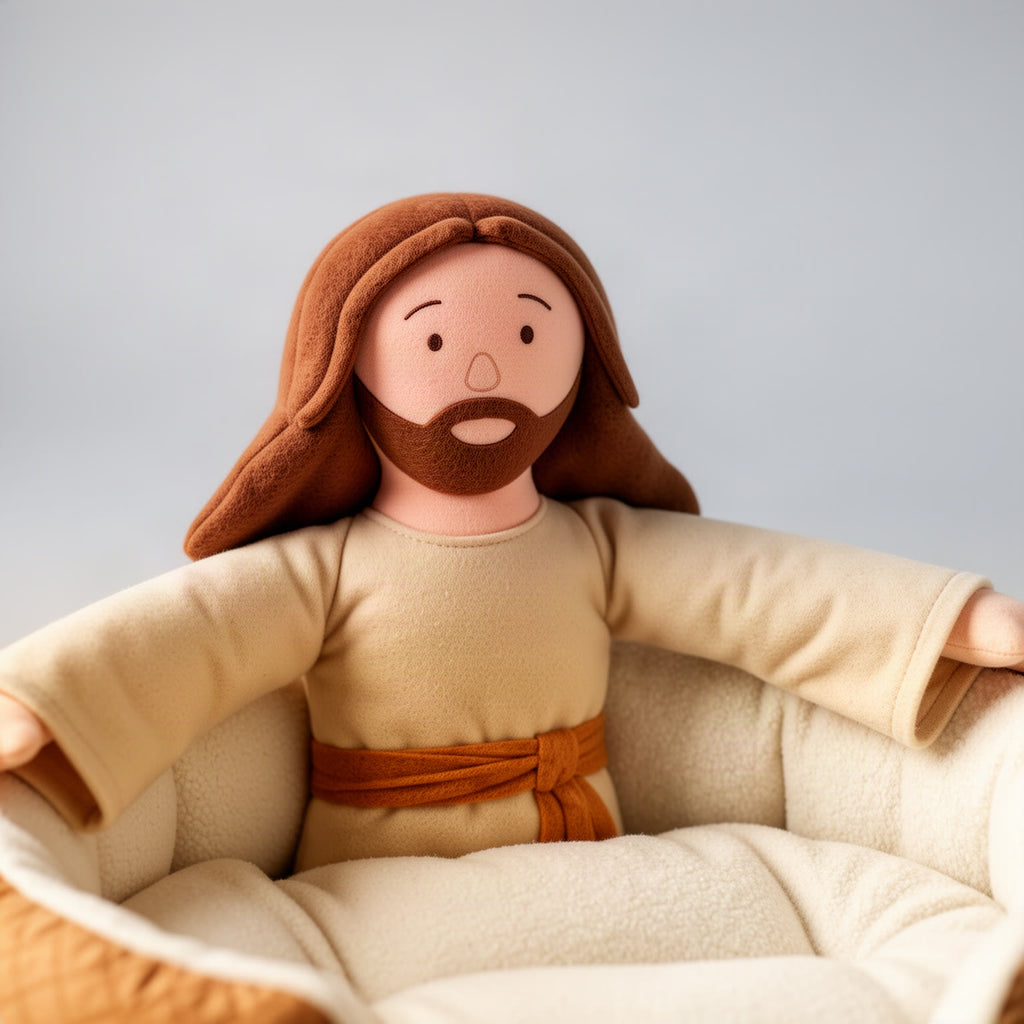 Jesus Plush Dog Bed