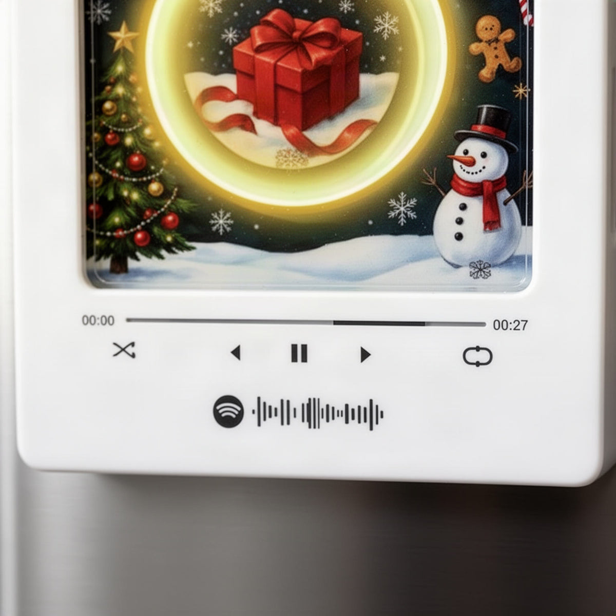 Swap-A-Disc Christmas Music Box Fridge Magnet