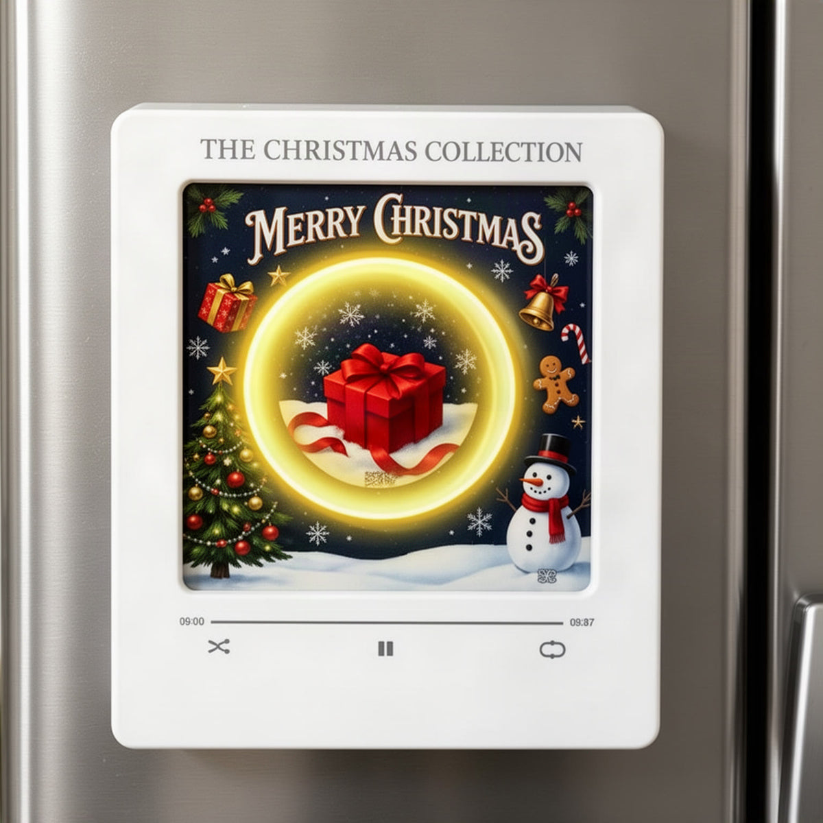 Swap-A-Disc Christmas Music Box Fridge Magnet
