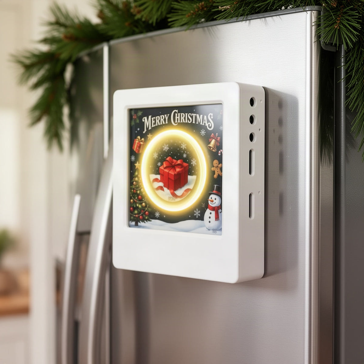 Swap-A-Disc Christmas Music Box Fridge Magnet