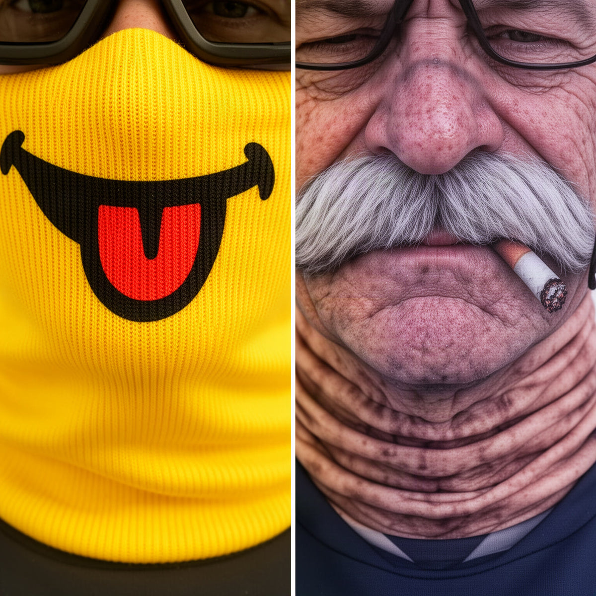 Instant-Laughs Funny Ski Mask